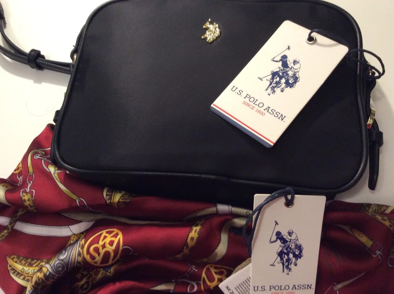 U.S. Polo Assn. Women's Tan Crossbody Bag – Stylish & Practical