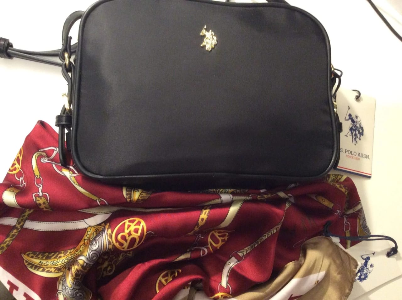 U.S. Polo Assn. Women's Tan Crossbody Bag – Stylish & Practical