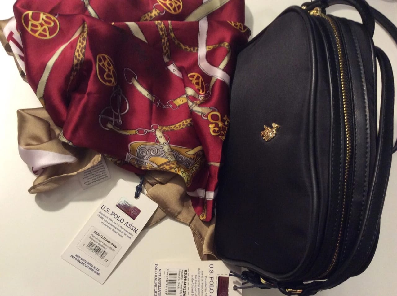 U.S. Polo Assn. Women's Tan Crossbody Bag – Stylish & Practical