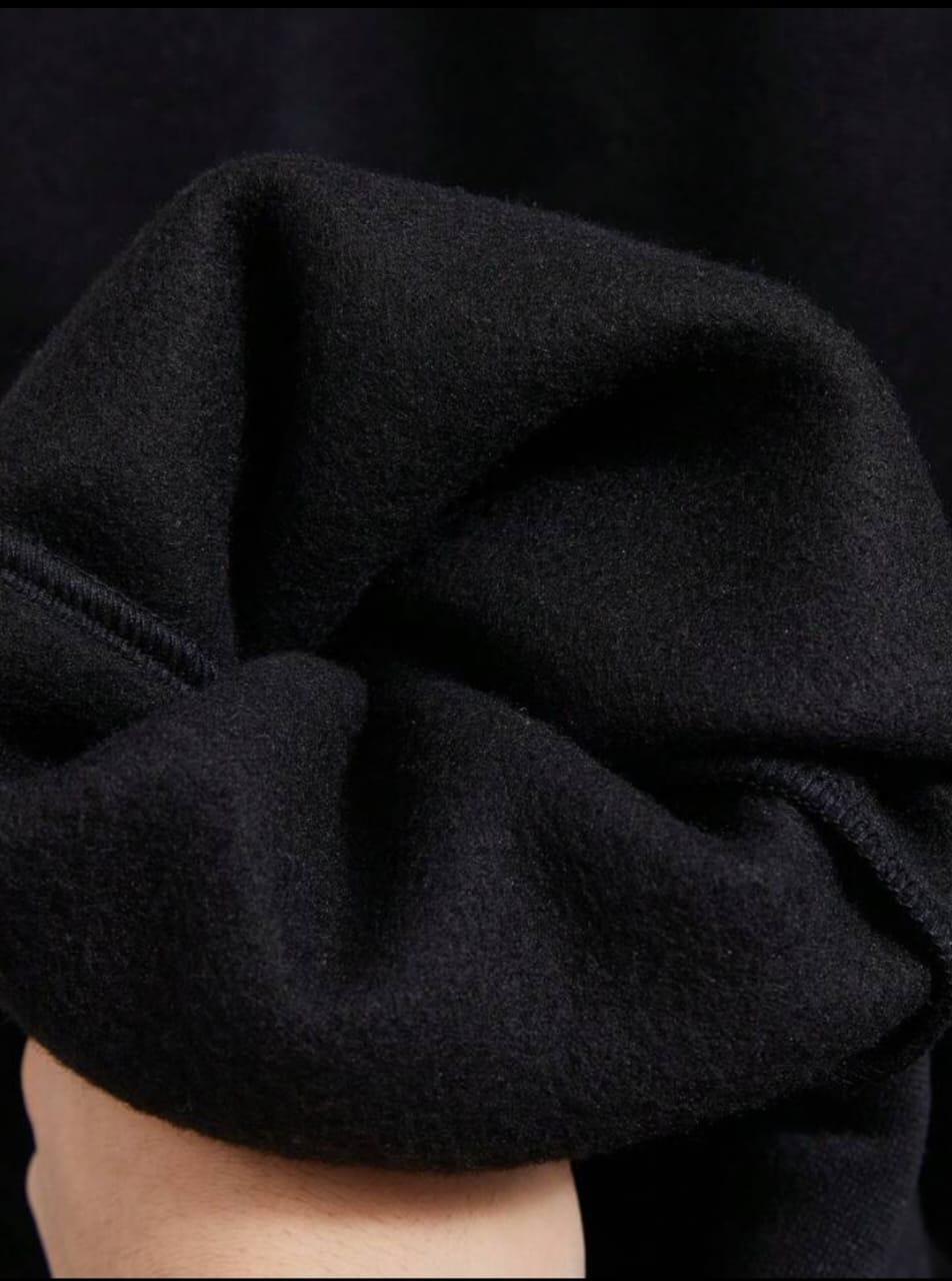 2 Pcs Mens Fleece Plain Zipper Track Suit