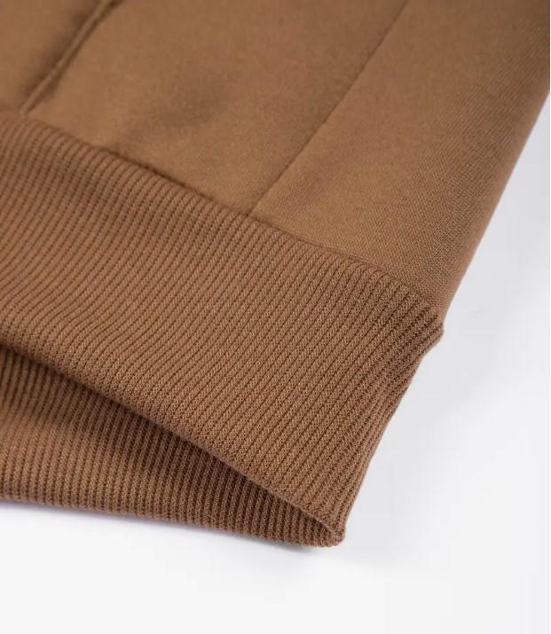 2 Pcs Mens Fleece Plain Zipper Track Suit